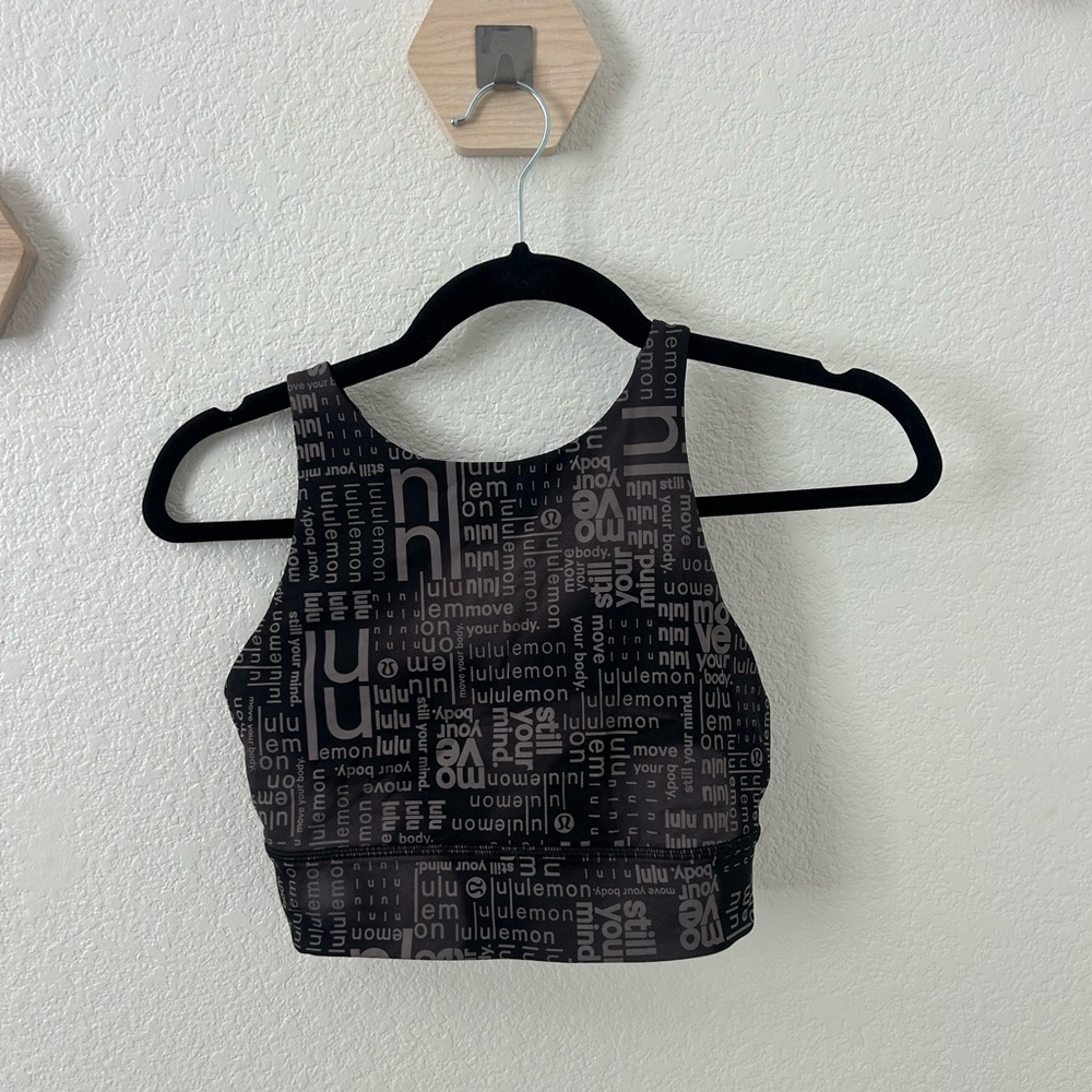 Lululemon High neck long line bra